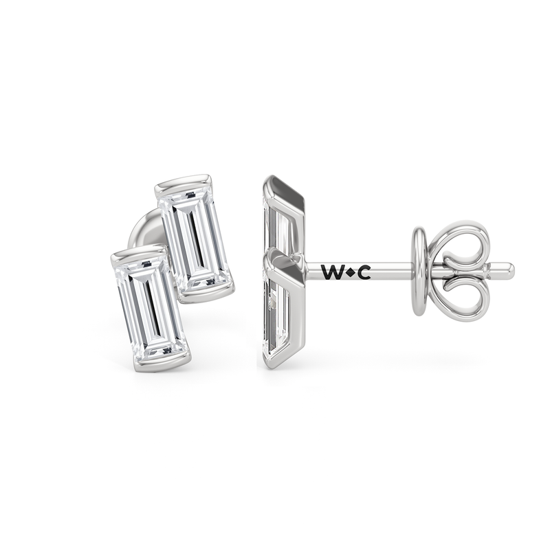 Drift Baguette Studs