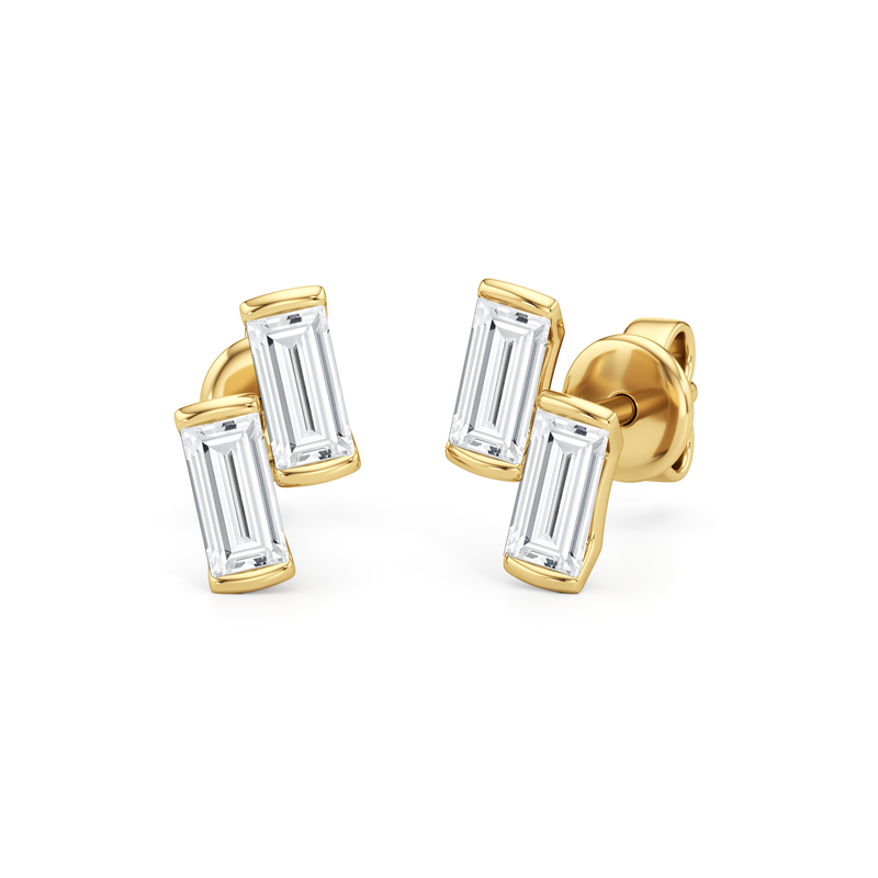 Drift Baguette Studs