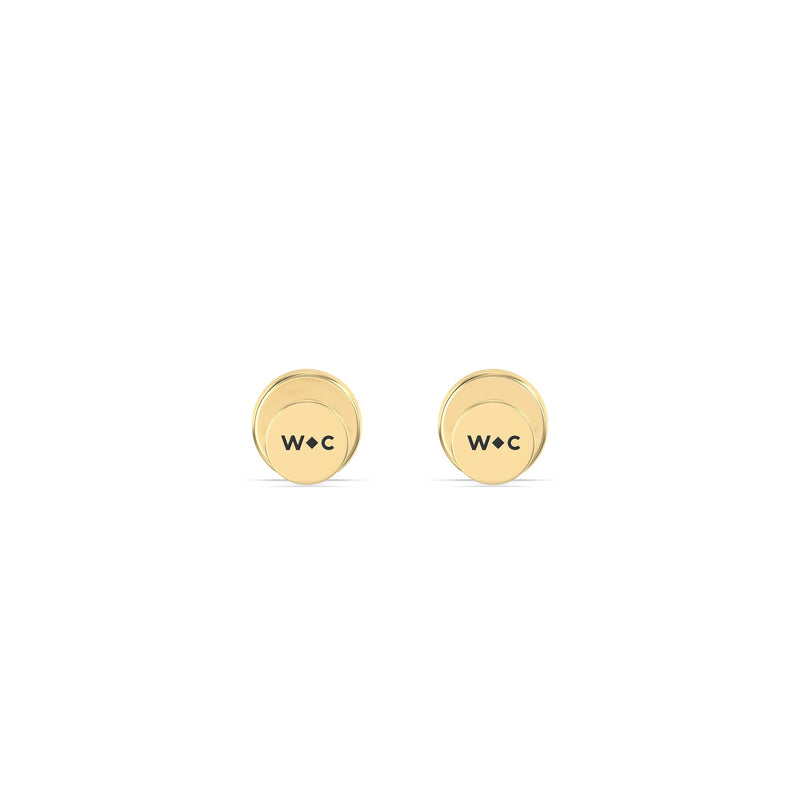 Round Bezel Flatback Studs