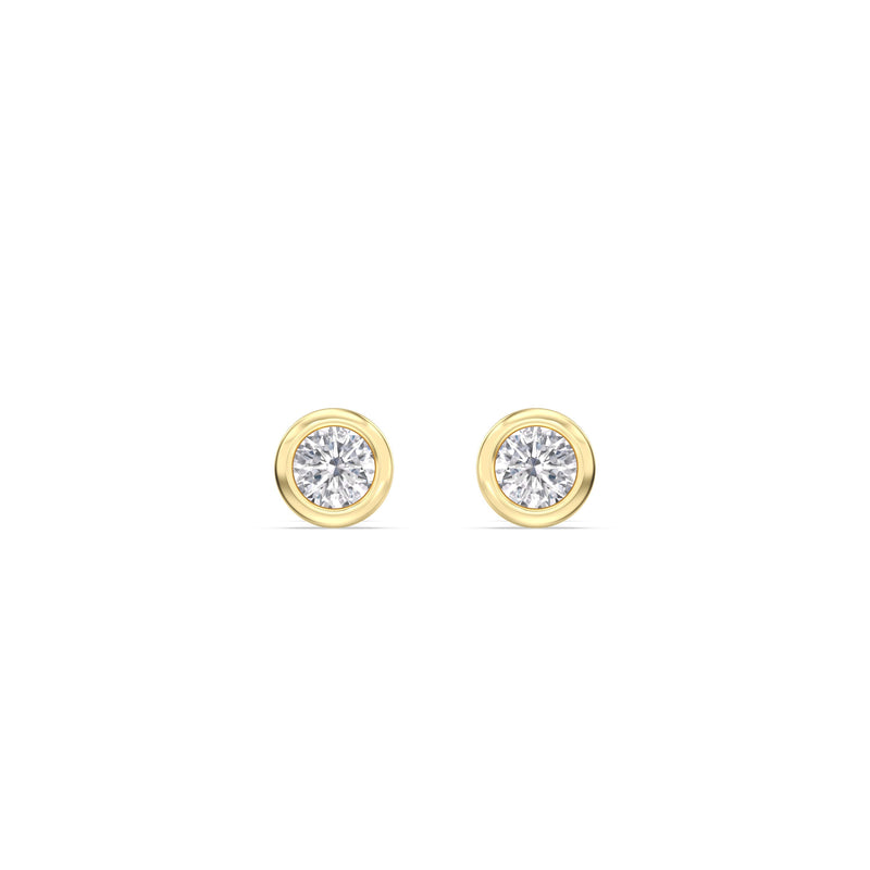 Round Bezel Flatback Studs