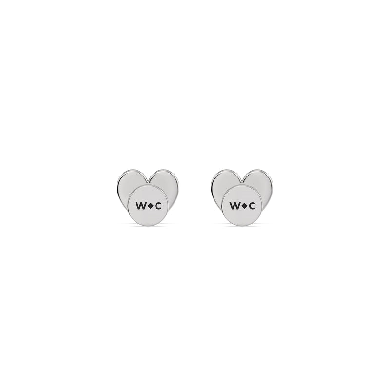 Heart Flatback Studs