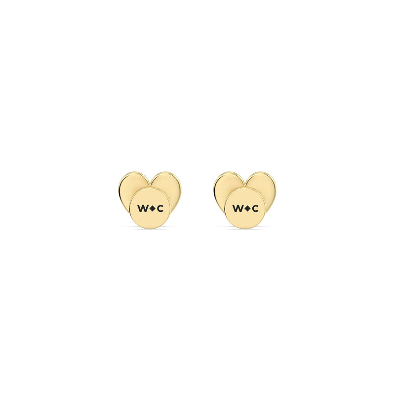 Heart Flatback Studs