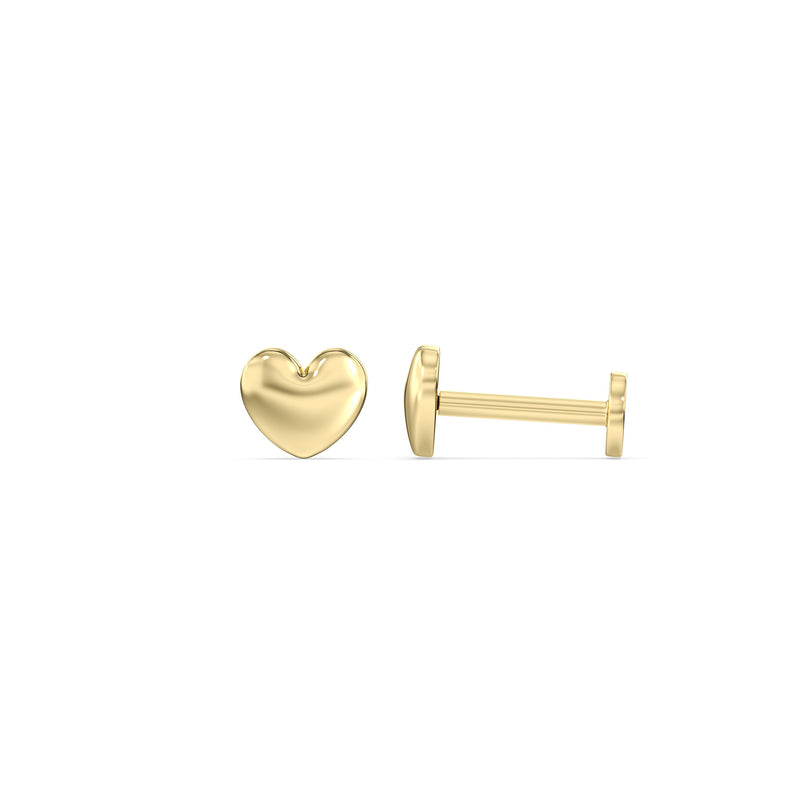Heart Flatback Studs