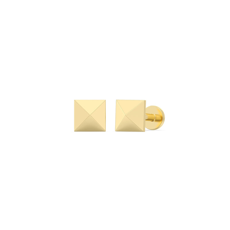 Pyramid Flatback Studs