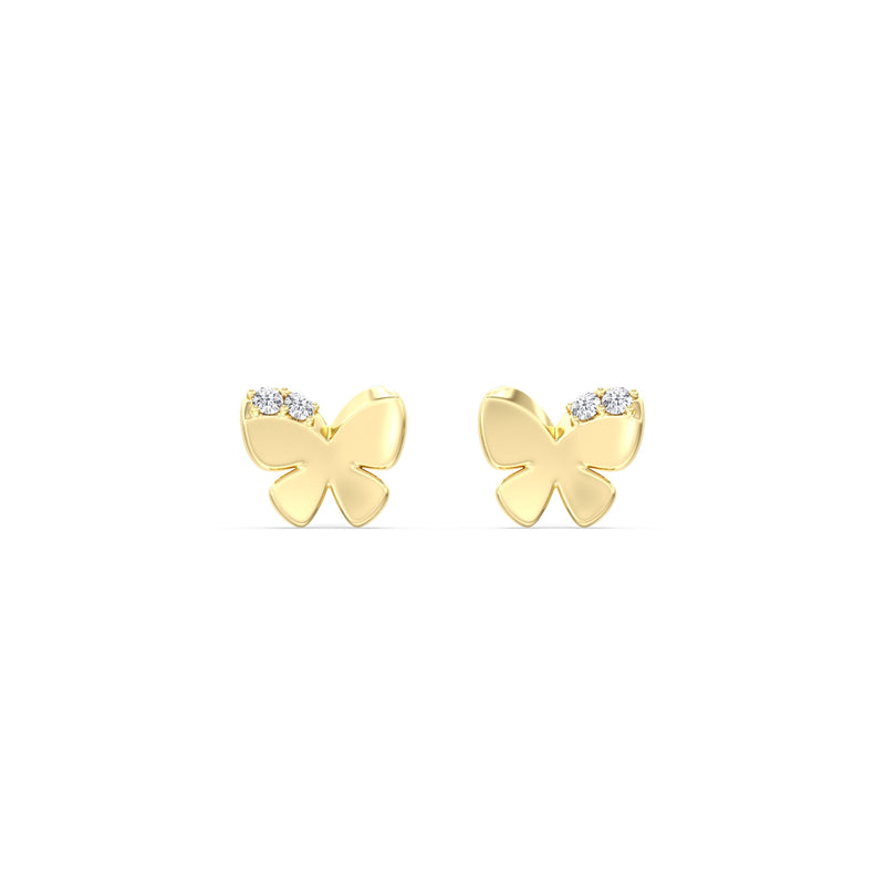 Butterfly Flatback Studs