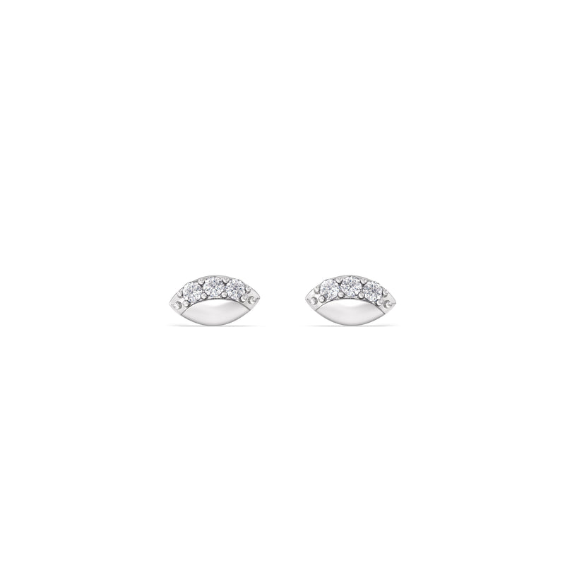 Vertical Marquise Flatback Studs