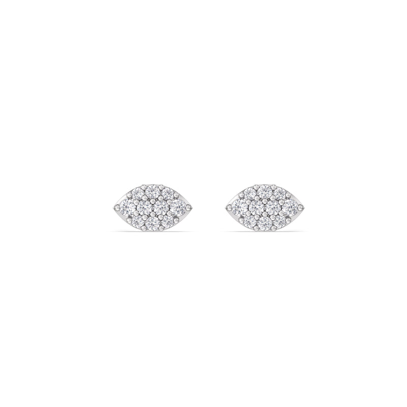 Marquise Flatback Studs