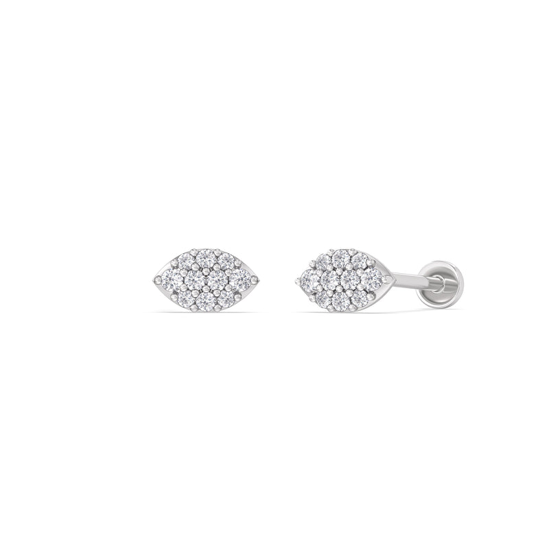 Marquise Flatback Studs