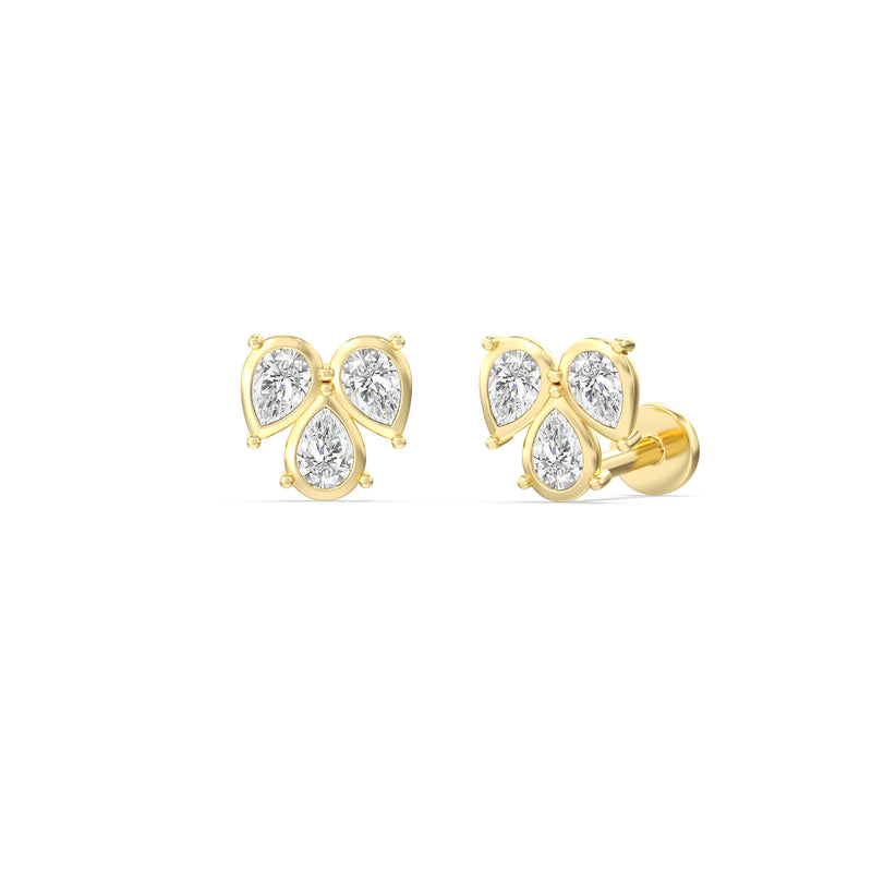 Tri Flatback Studs