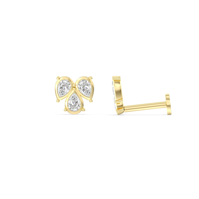 Tri Flatback Studs