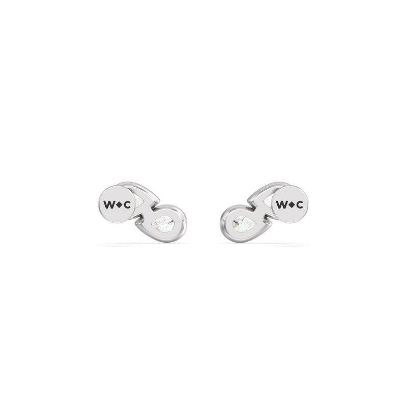 Pear Duet Flatback Studs