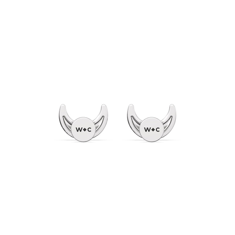 Crescent Flatback Studs