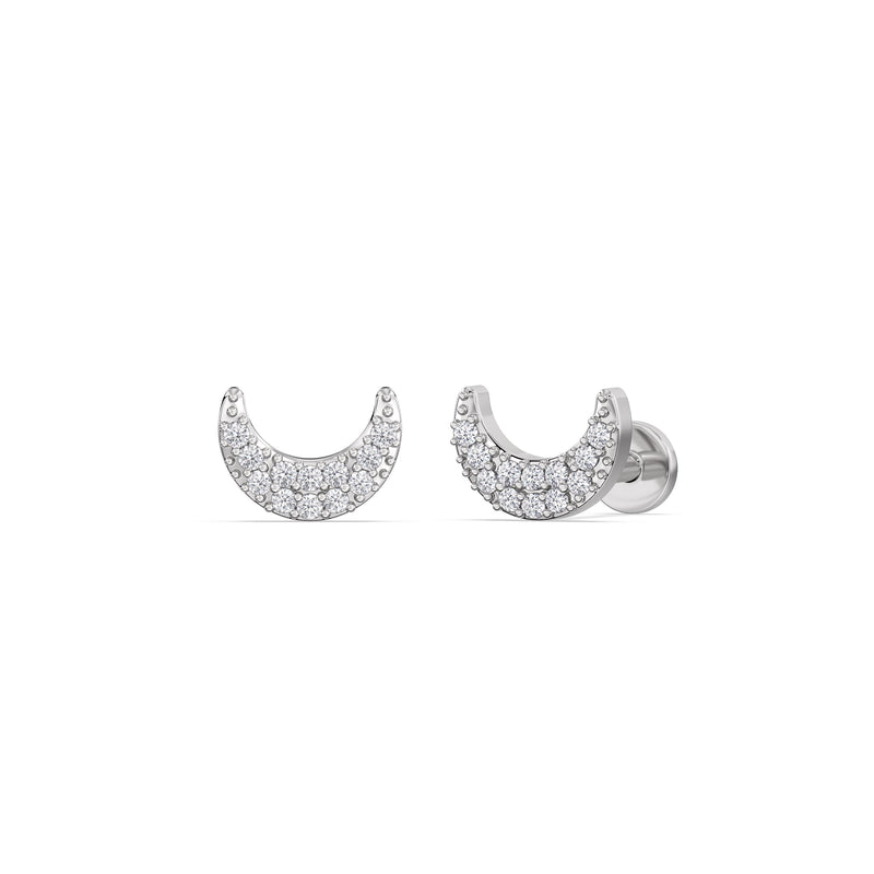 Crescent Flatback Studs