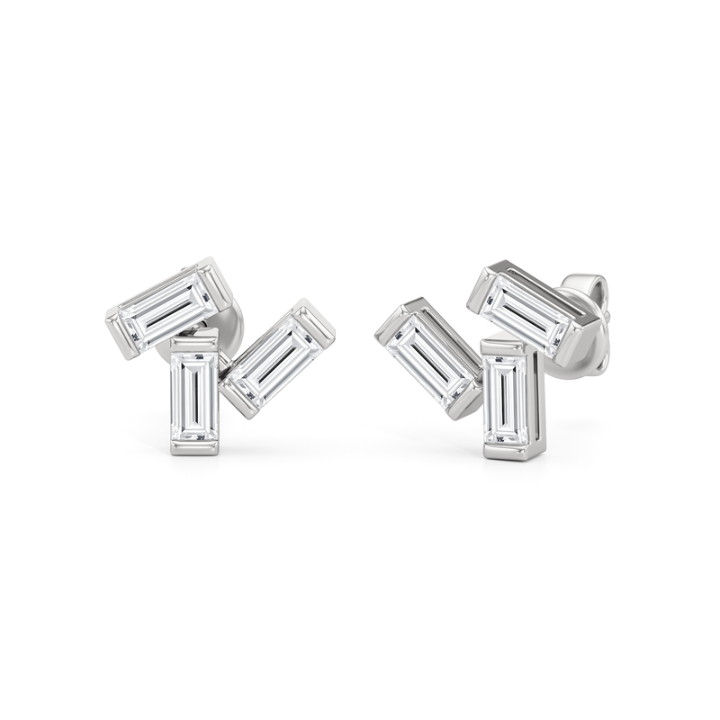 The Aria Baguette Studs