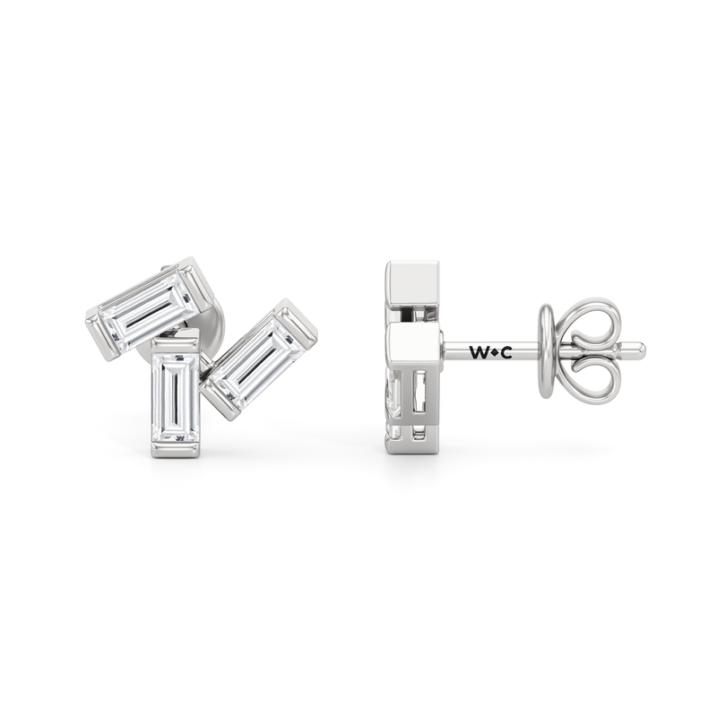 The Aria Baguette Studs