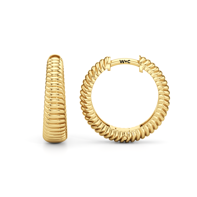 The Sofia Sculptural Hoops