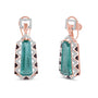 Cadre Emerald & Diamond Chandeliers Earrings