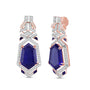 Noctis Sapphire & Diamond Fashion Earrings