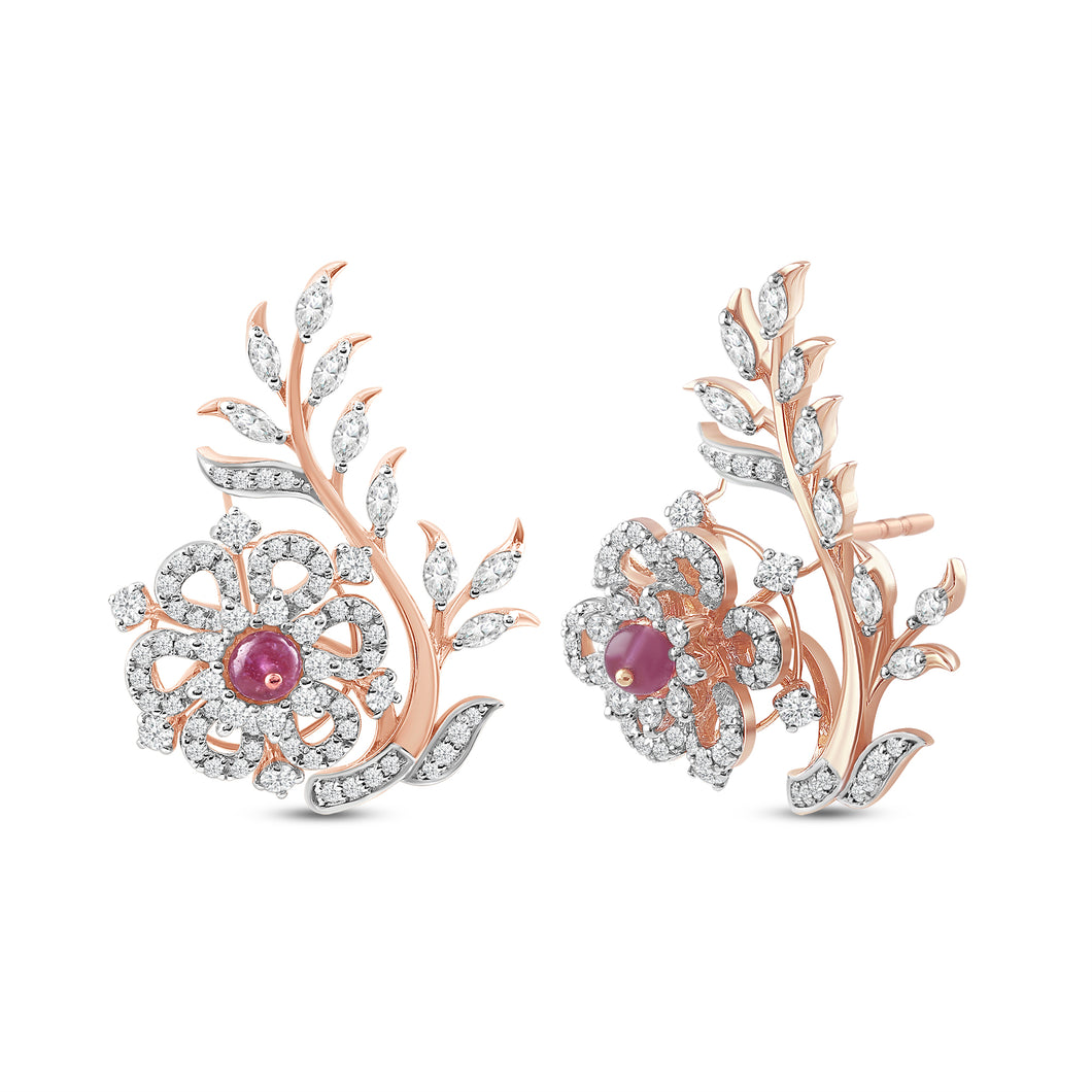 Flame Colour Couture Earrings