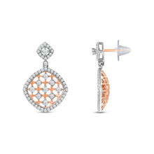 Load image into Gallery viewer, Rose Lace Leora Earrings
