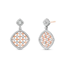 Load image into Gallery viewer, Rose Lace Leora Earrings
