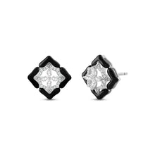 Load image into Gallery viewer, Midnight Clover Earrings
