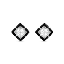 Load image into Gallery viewer, Midnight Clover Earrings

