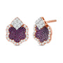 Riwa Ruby & Diamond Stud Earrings