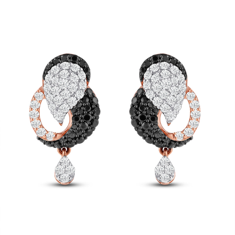 Noirelle Diamond Stud Earrings