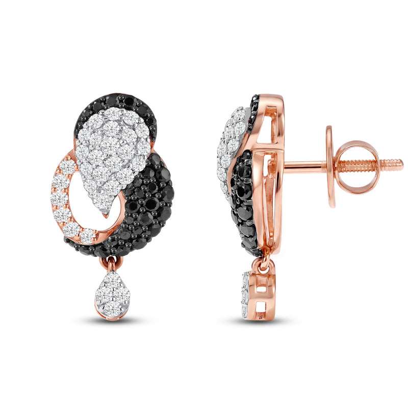 Noirelle Diamond Stud Earrings