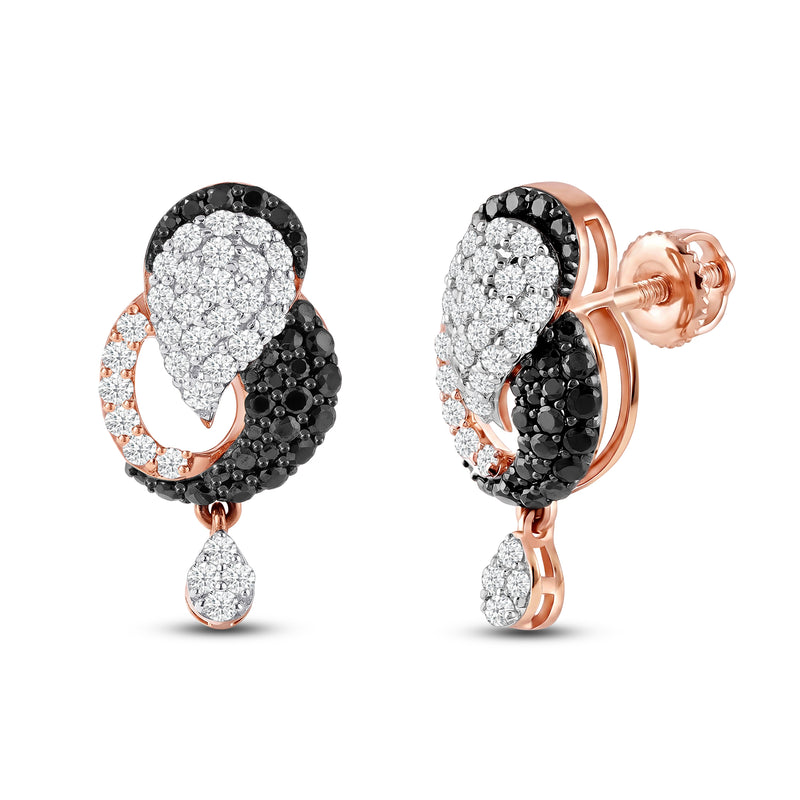 Noirelle Diamond Stud Earrings