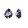 Olvera Sapphire & Diamond Stud Earrings