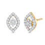 Ovalia Diamond Stud Earrings