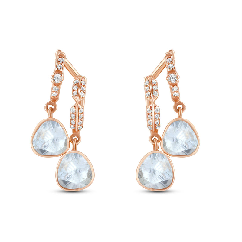 Luniera Diamond Drop Earrings