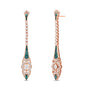 Astria Emerald & Diamond Chandeliers Earrings
