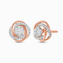 Orbita Diamond Stud Earrings