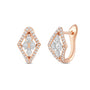 Claren Diamond Hoop Bali Earrings