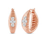 Elaris Diamond Hoop Bali Earrings