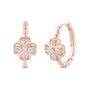 Florisse Diamond Hoop Bali Earrings