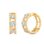 Noelle Diamond Hoop Bali Earrings