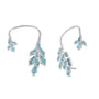 Alivra Emerald & Diamond Climber Earrings