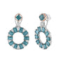 Cirqelle Emerald & Diamond Fashion Earrings