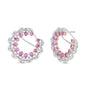 Amarelle Ruby & Diamond Fashion Earrings