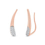 Flyn Diamond Climber Earrings