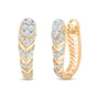 Selis Diamond Hoop Bali Earrings