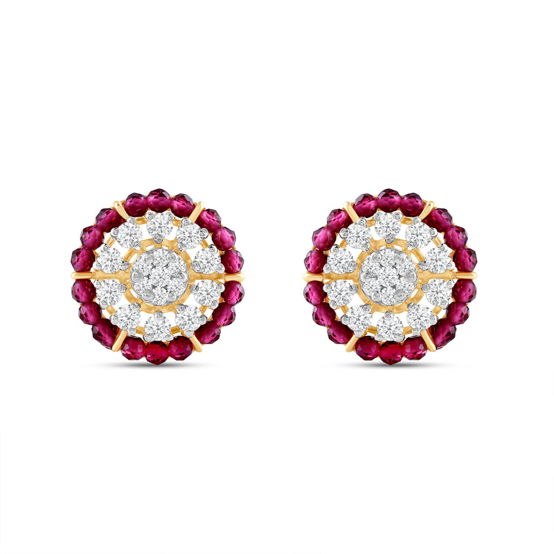 Rosette Earrings