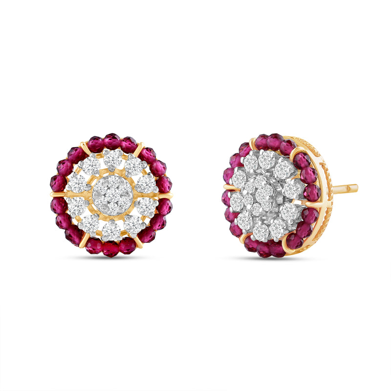 Rosette Earrings