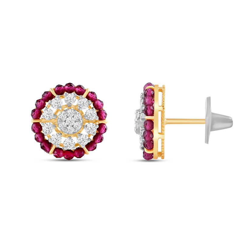 Rosette Earrings