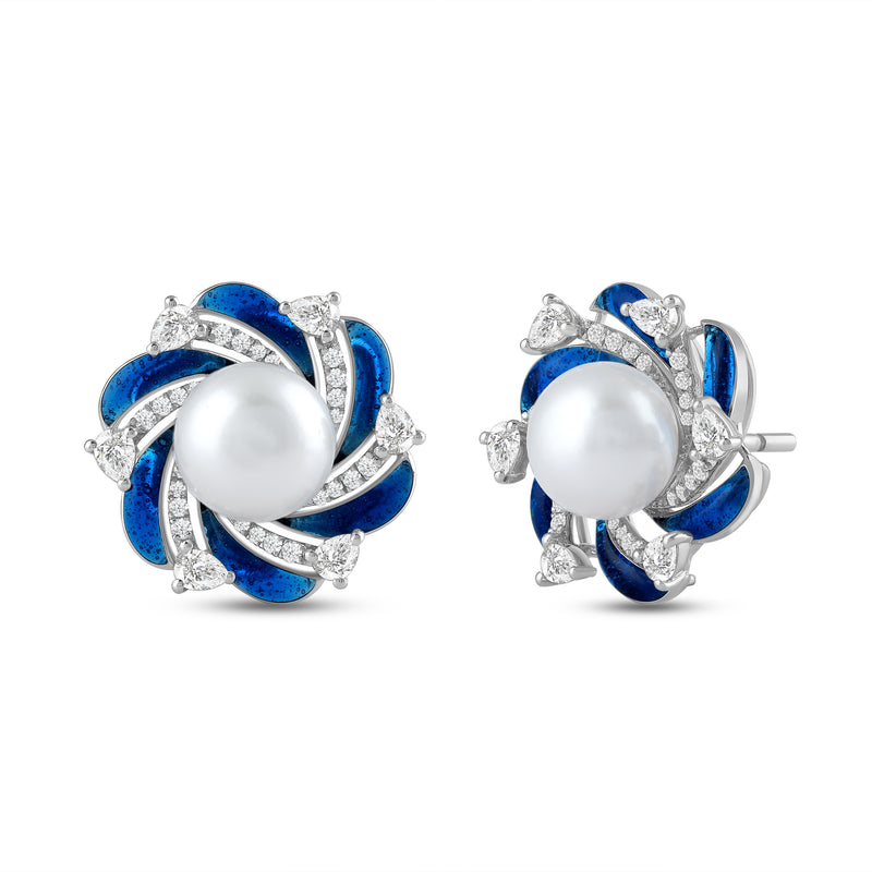 Azure Bloom Earrings