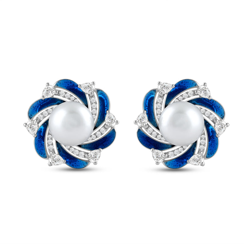 Azure Bloom Earrings
